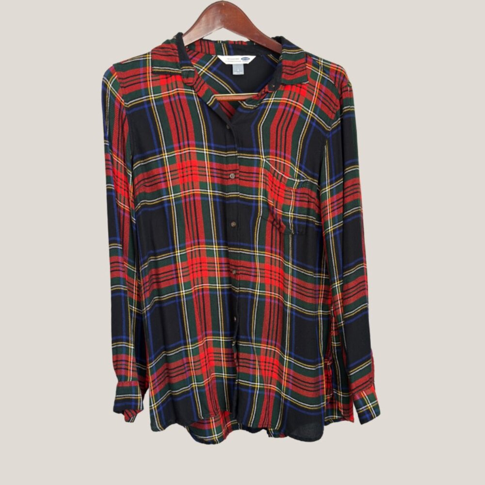 Old Navy Women's Relaxed Soft-washed The Classic Shirt, Large